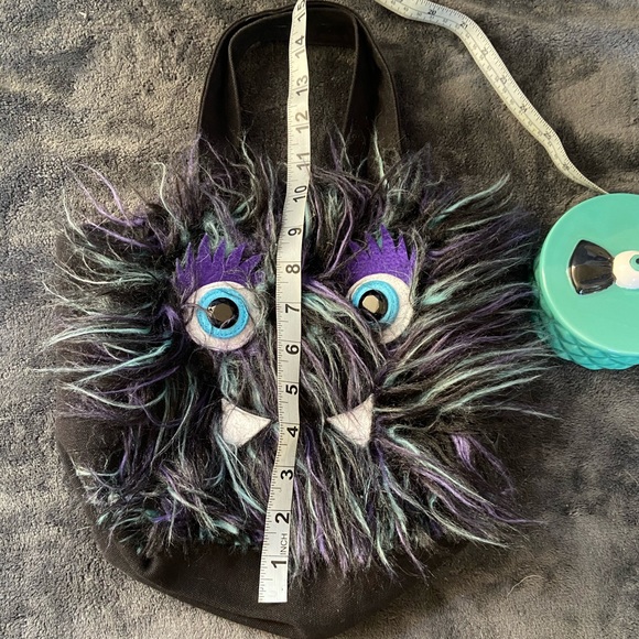 💜Fuzzy Monster Bag!💙 - Picture 4 of 5
